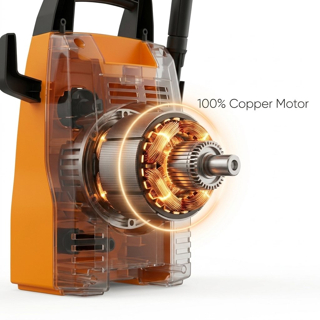 High Pressure Washer For Car 1400W DINGQI BRAND - BAS Kuwait Bab Al Saif