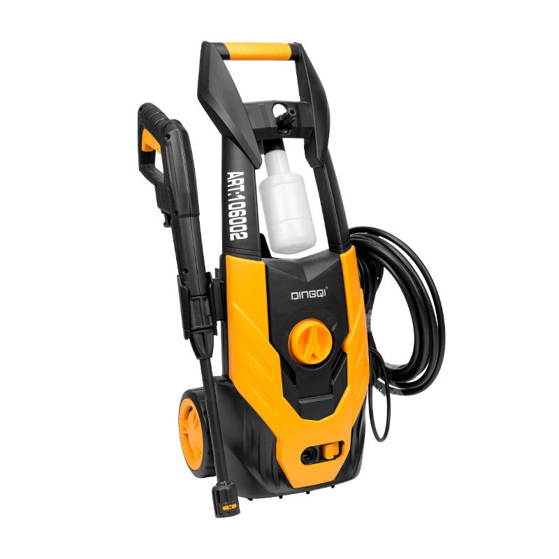 High Pressure Washer for Car 1400W DINGQI BRAND - BAS Kuwait Bab Al Saif Yellow 1400W