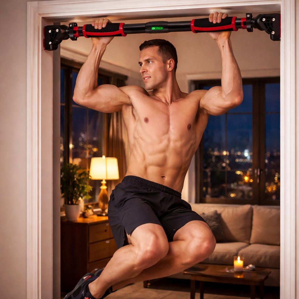 Horizontal Door Chin Up Bar Portable Dip Home Fitness Exercise - BAS Kuwait Bab Al Saif