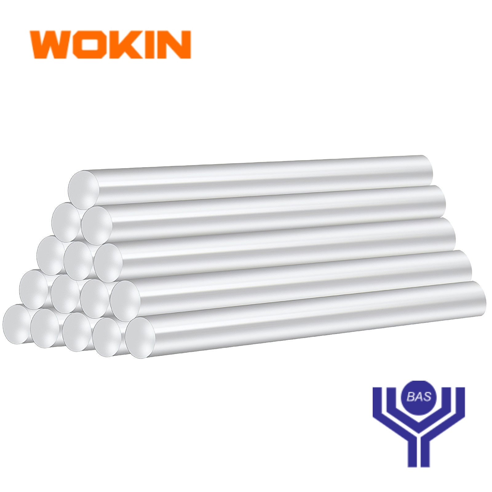Hot Melt Glue Stick set (12pc) Wokin Brand - BAS Kuwait Bab Al Saif Standard 11.2 × 100 Mm