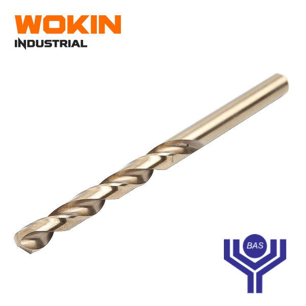 Industrial HSS Cobalt / CO5% Twist Drill Bits set Wokin Brand - BAS Kuwait Bab Al Saif Standard 3.0 X 61Mm X 33Mm