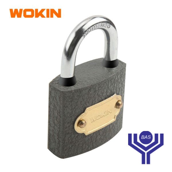 Iron Padlock Wokin Brand - BAS Kuwait Bab Al Saif Grey 32mm