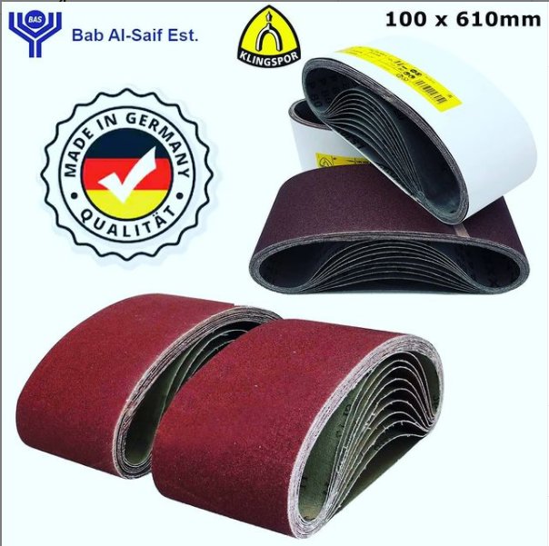 Klingspor Abrasive sanding Belt LS-309-XH (germany)- BAS Kuwait Klingspor Standard 40"