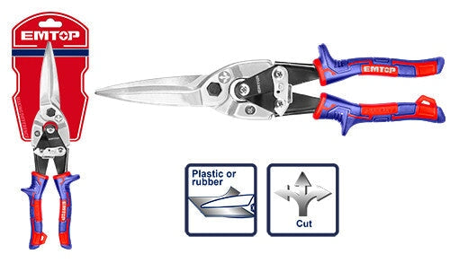Long Straight Aviation Snip EMTOP BRAND - BAS Kuwait Bab Al Saif Standard Standard