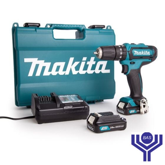 Makita Cordless Combination Drill HP331DWAE 10.8v / 12v MAX - BAS Kuwait Makita Blue HP331DWAE