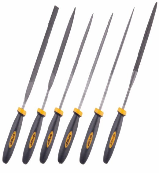 Needle Files Set 6 pcs DINGQI BRAND - BAS Kuwait Bab Al Saif Standard Standard