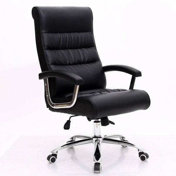 Office Chair Reclining Luxury Manager Standard Comfort - BAS Kuwait Bab Al Saif Black Standard