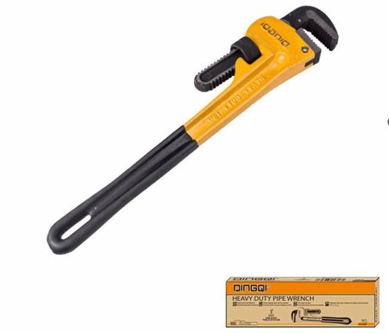 Pipe Wrench Heavy Duty Carbon Steel 18" DINGQI BRAND - BAS Kuwait Bab Al Saif Standard Standard
