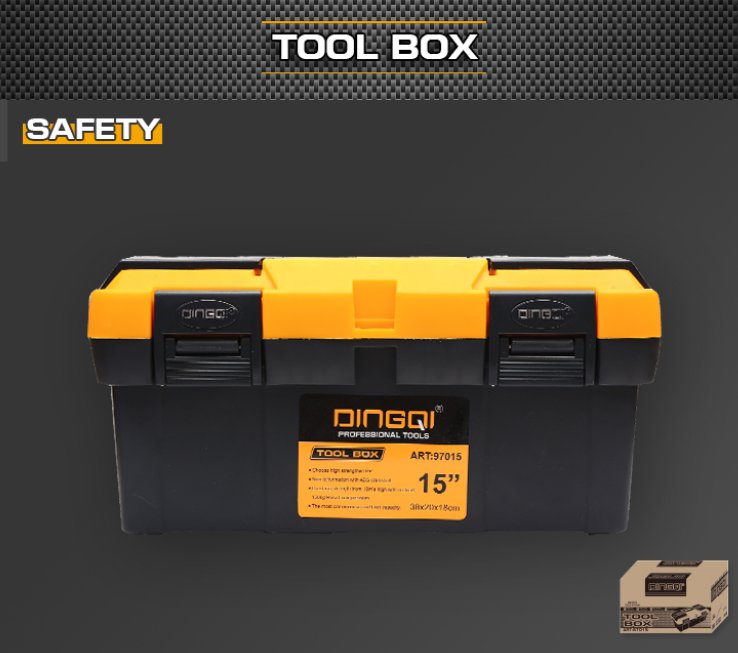 Plastic Box with Removable Parts Tool Box Multifunction Portable DINGQI BRAND - BAS Kuwait Bab Al Saif Standard Standard