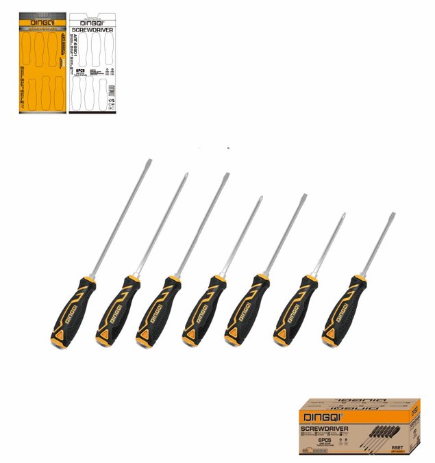 Screwdriver Set 6pcs DINGQI BRAND - BAS Kuwait Bab Al Saif Standard Standard
