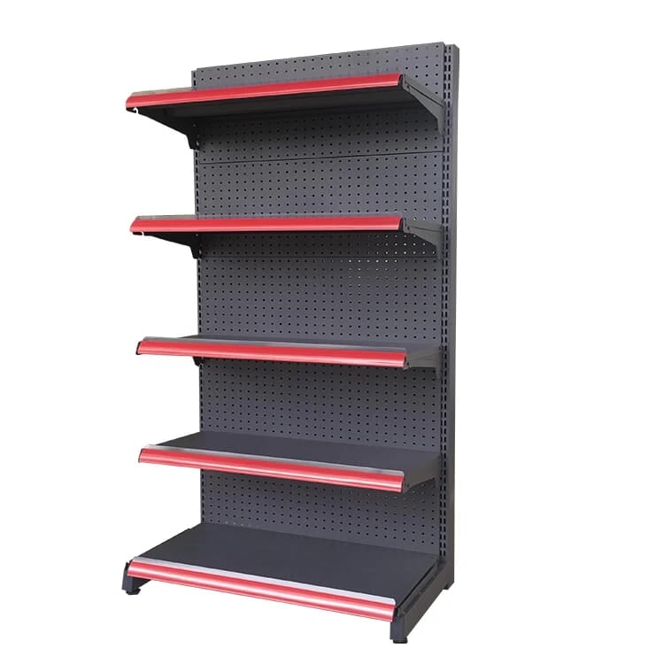 Single Side Supermarket Display Rack - BAS Kuwait Bab Al Saif Standard Standard