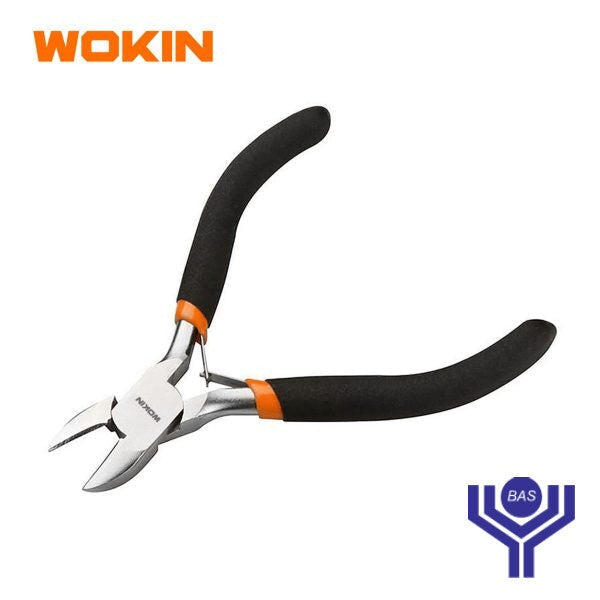 Small / Mini diagonal cutting plier 115mm / 4.5″ Wokin Brand - BAS Kuwait Bab Al Saif Standard 115Mm / 4.5"