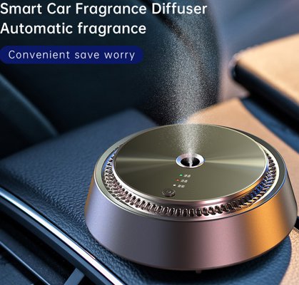 Smart Air Fresheners for Car / Automatic Start Fragrance humidifier / Pure Oil diffuser Aromatherapy - BAS Kuwait Bab Al Saif Standard Standard