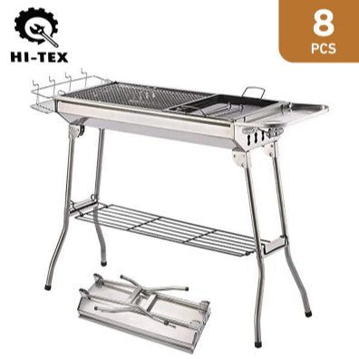 Stainless Steel BBQ Grill for Outdoor Barbeque - BAS Kuwait Bab Al Saif Standard Without Fitting 72.9 x 32.51 x 68.07 cm