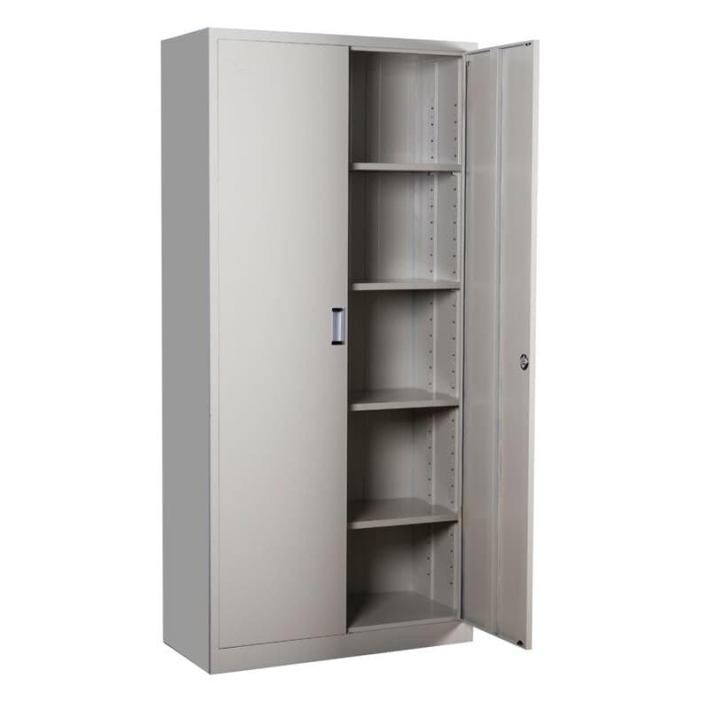 Steel File Cabinet with 5 shelves - BAS Kuwait Bab Al Saif Standard 1850 x 900 x 400 mm