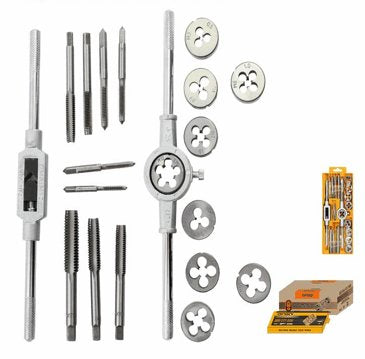 Tap and Die Set – 20-Piece Metric Threading Tool Kit with Wrench and Dies DINGQI BRAND - BAS Kuwait Bab Al Saif