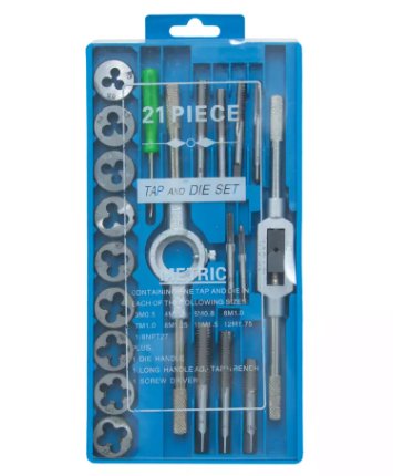 Tap and Die set (21 pcs) - BAS Kuwait Bab Al Saif Standard Standard