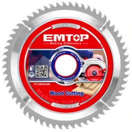 TCT Wood Cutting Saw Blade EMTOP BRAND - BAS kuwait Bab Al Saif Standard 115Mm / 4.5"