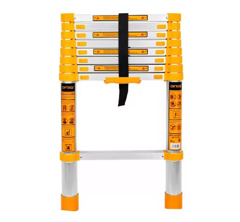 Telescopic Ladder 3.2m DINGQI BRAND - BAS Kuwait Bab Al Saif Standard Standard
