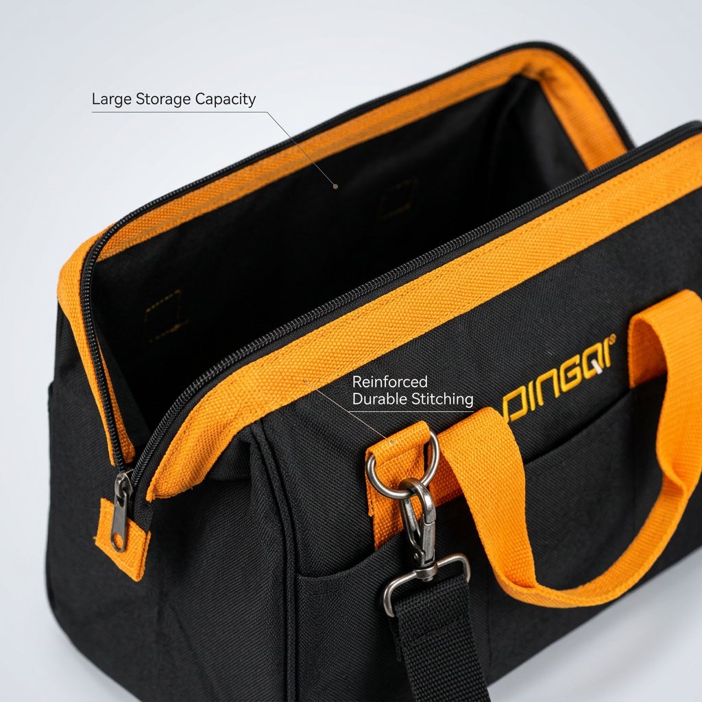 Tool Bag Waterproof Electrician Tool Bag Heavy Duty Polyester DINGQI BRAND - BAS Kuwait Bab Al Saif