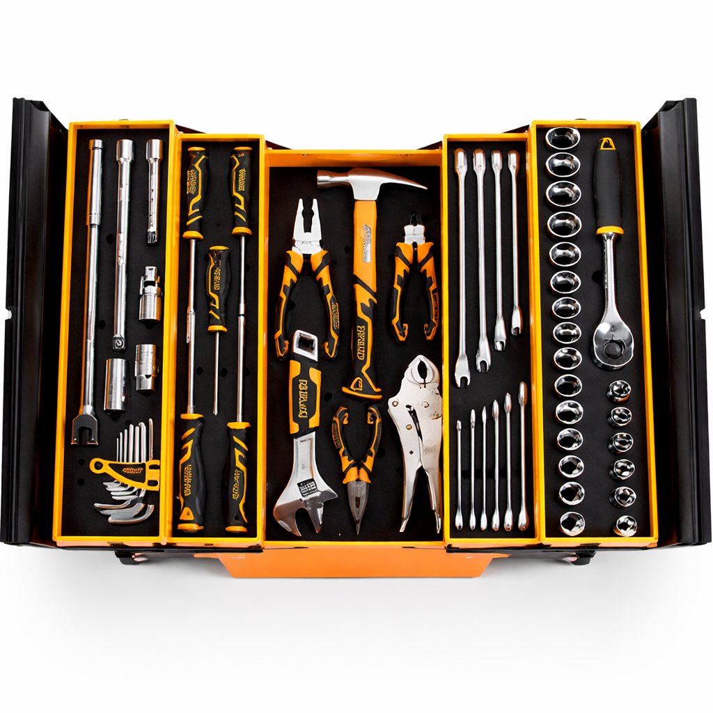 Tool Box Set 59pcs DINGQI BRAND - BAS Kuwait Bab Al Saif