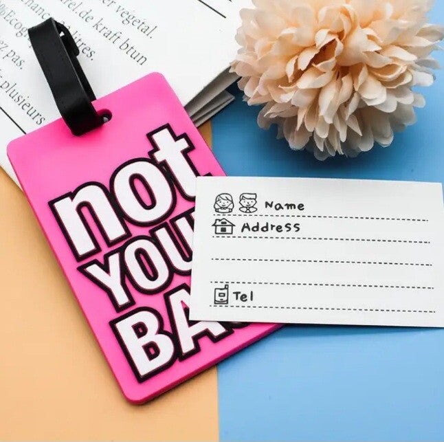 Travel Bag Tag I Luggage Tag - BAS Kuwait Bab Al Saif Standard Standard