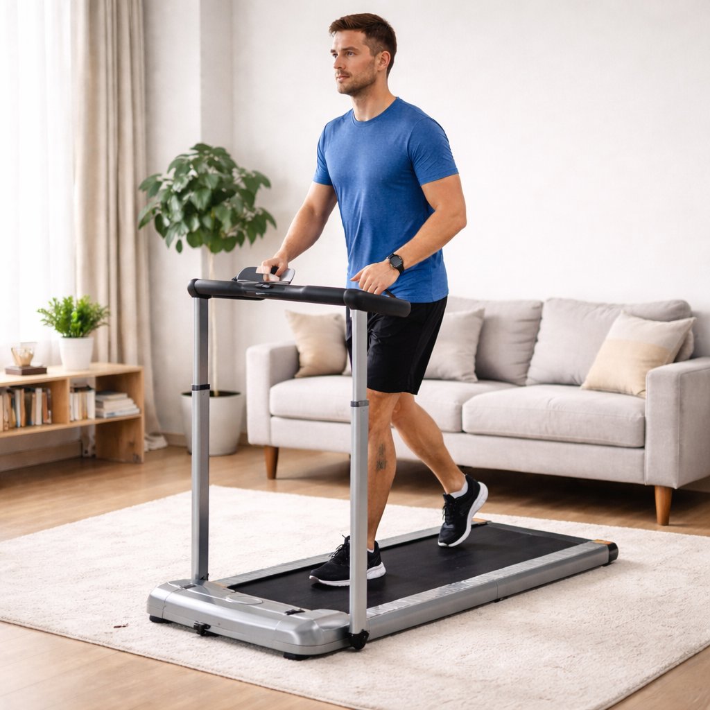 Treadmill Foldable For Walking And Home Exercise - BAS Kuwait Bab Al Saif