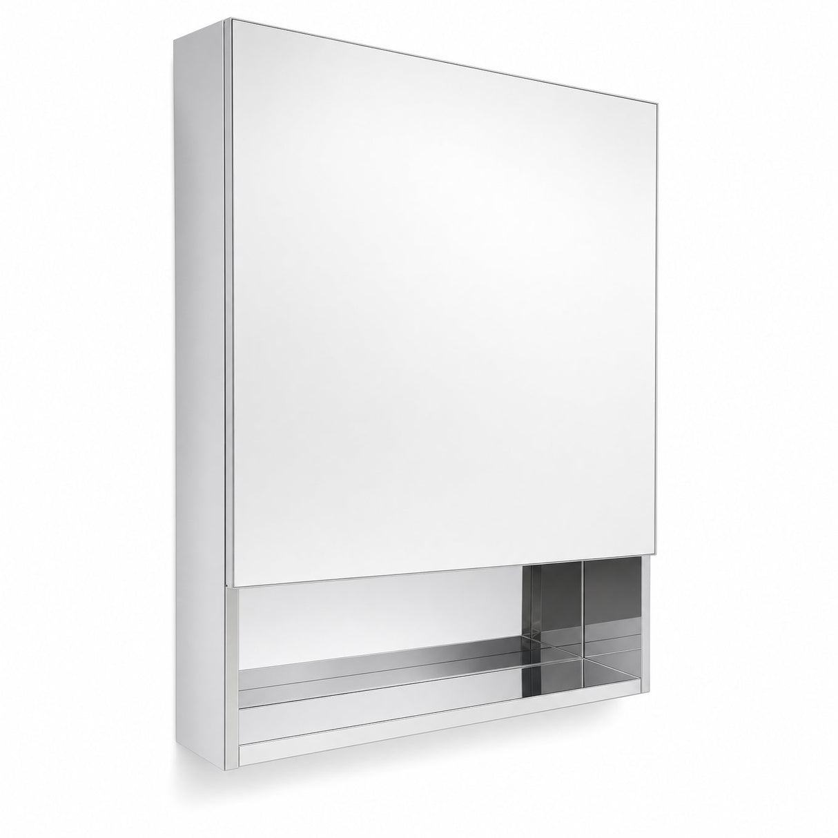 Wall Mounted Mirror Cabinet Steel - BAS Kuwait Bab Al Saif