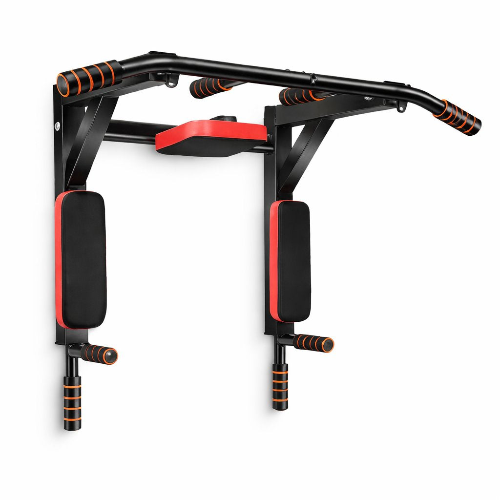 Wall mounted Pull up bar I Dip Station I Multifunctional for Core & Arms - BAS Kuwait Bab Al Saif