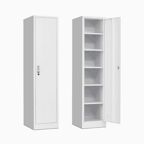 1 Door / Tier Steel Locker - BAS Kuwait Bab Al Saif Standard With 5 Shelves 