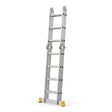 12-Step Multi-Purpose Aluminum Ladder DINGQI Brand 3.7m – Heavy Duty Ladder for Home & Office Use - BAS Kuwait Bab Al Saif 