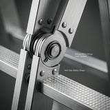 16 -Step Multi-Purpose Aluminum Ladder DINGQI Brand – Heavy Duty Ladder for Home & Office Use - BAS Kuwait Bab Al Saif 