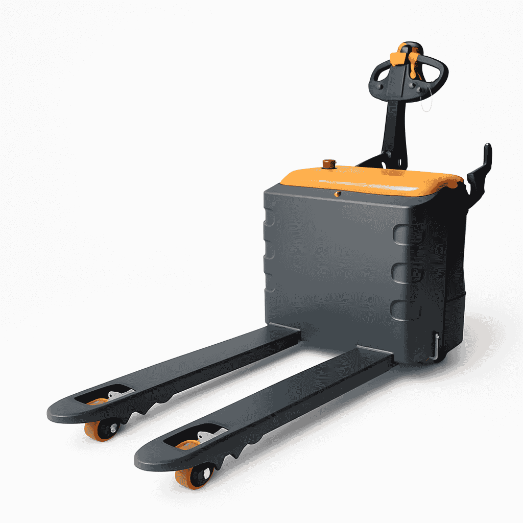 2 Ton Electric Pallet Jack | 48V Lithium Battery | 115cm Fork | 0.8m/s Speed | Compact Pallet Stacker - BAS Kuwait Bab Al Saif 