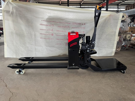 2 Ton Electric Pallet Jack | 48V Lithium Battery | 115cm Fork | Compact Warehouse Forklift - BAS Kuwait Bab Al Saif 