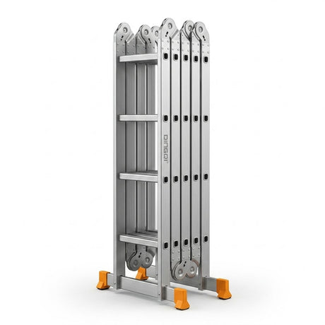 20 - Step Multi-Purpose Aluminum Ladder DINGQI Brand 5.7m – Heavy Duty Ladder for Home & Office Use - BAS Kuwait Bab Al Saif 