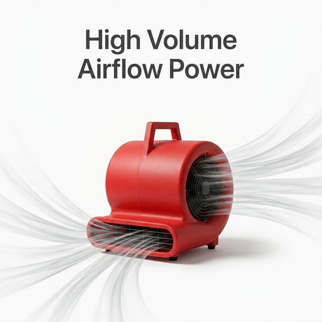 3-Speed Electric Carpet Dryer Air Blower Machine | Portable air mover high volume carpet dryer- BAS Kuwait Bab Al Saif 
