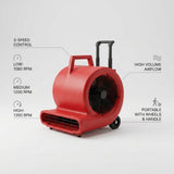 3-Speed Electric Carpet Dryer Air Blower Machine | Portable air mover high volume carpet dryer- BAS Kuwait Bab Al Saif 