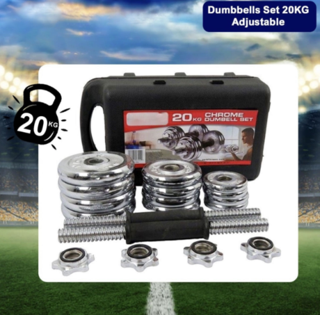 Dumbbell Set 20kg - BAS Kuwait