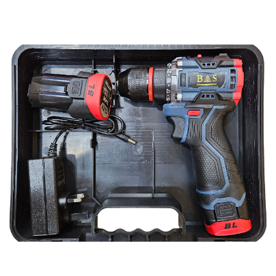 Cordless Drill 16v with 2 batteries , Brushless Motor - BAS Kuwait