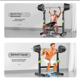 Adjustable Squat Rack & Barbell Stand - BAS Kuwait Squat Rack BAS 