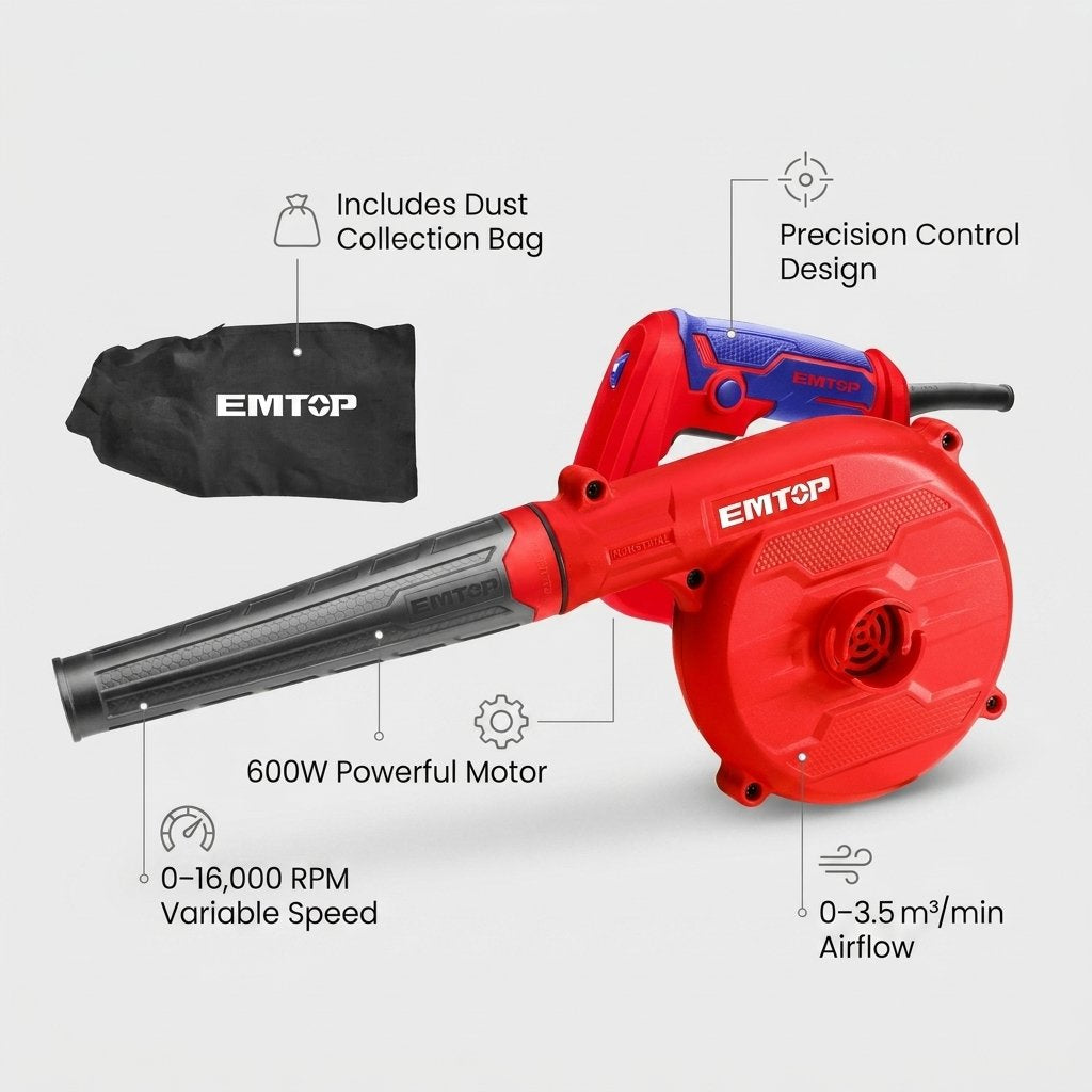 Air Blower 600W EMTOP BRAND - BAS Kuwait Bab Al Saif 