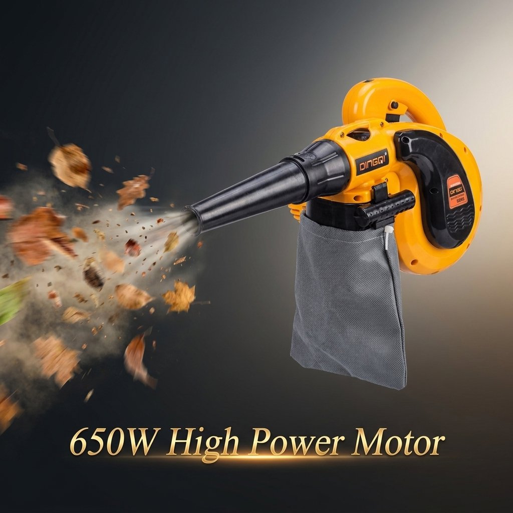 Air Blower And Electric Vacuum 2 in 1 Leaf Blowers Machine 650W DINGQI BRAND - BAS Kuwait Bab Al Saif 