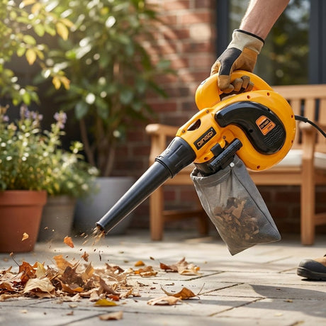 Air Blower And Electric Vacuum 2 in 1 Leaf Blowers Machine 650W DINGQI BRAND - BAS Kuwait Bab Al Saif 