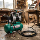 Air Compressor Oil Free Silent 1000W DCA Brand - BAS Kuwait Bab Al Saif 