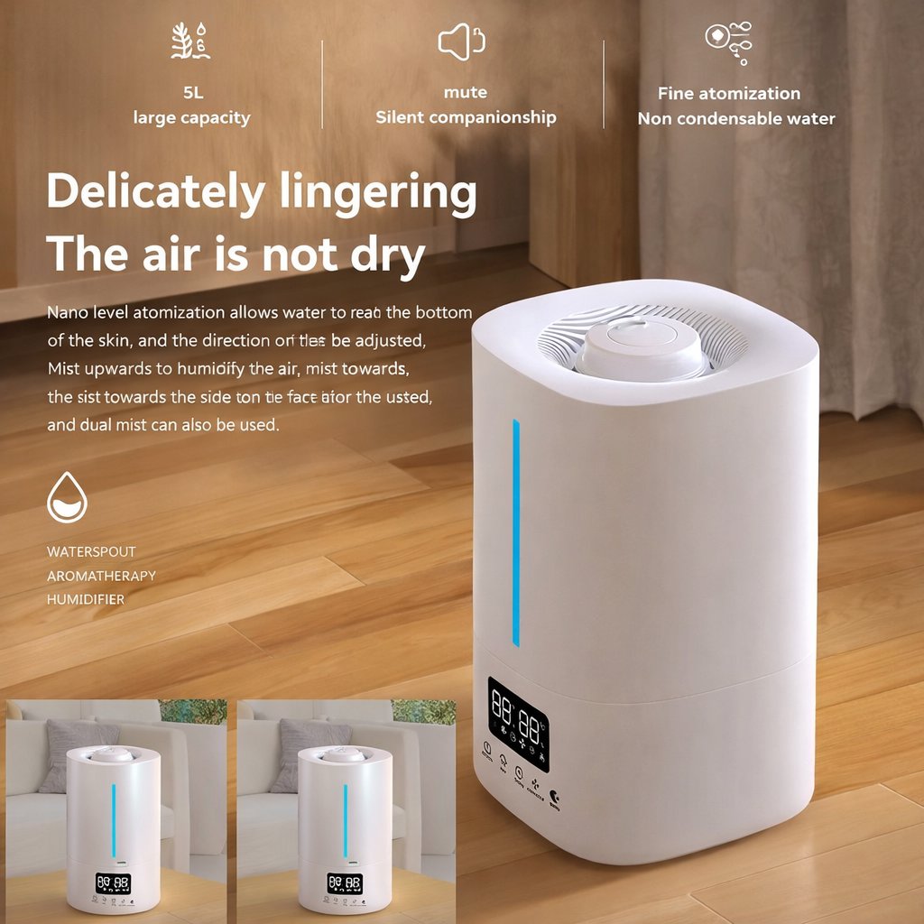 Air Humidifier Ultrasonic 5L- BAS Kuwait Bab Al Saif 