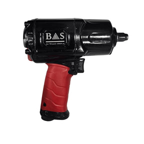 Air Impact Wrench 1/2" 850 N.m – Twin Hammer Power | Heavy-Duty Impact Gun Drill - BAS Kuwait Bab Al Saif Red Standard 