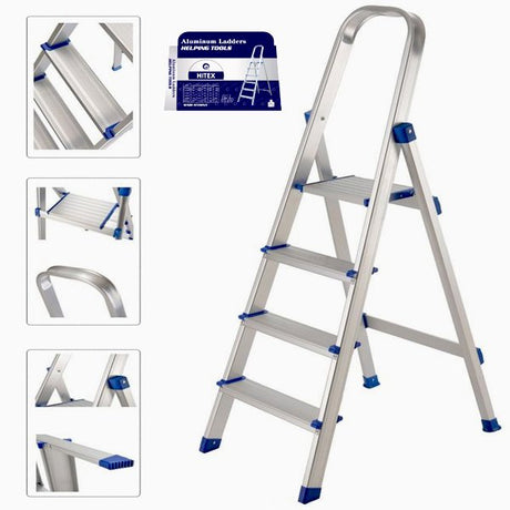 Aluminium Ladder - BAS Kuwait Bab Al Saif Standard 3-Step 
