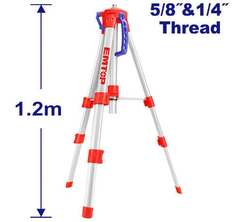 Aluminum Tripod Stand For Laser Levels EMTOP BRAND - BAS Kuwait Bab Al Saif Standard Standard 
