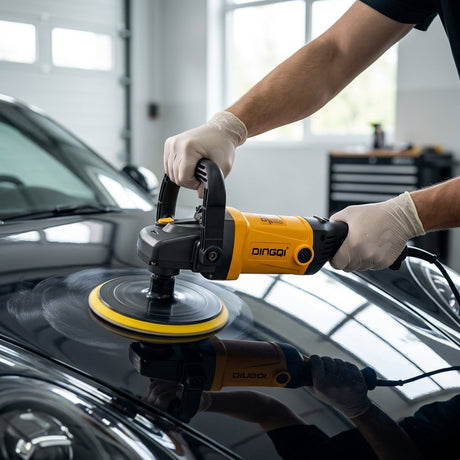 Angle Polisher Electric 1100W High Speed Car Polisher DINGQI BRAND - BAS Kuwait Bab Al Saif 