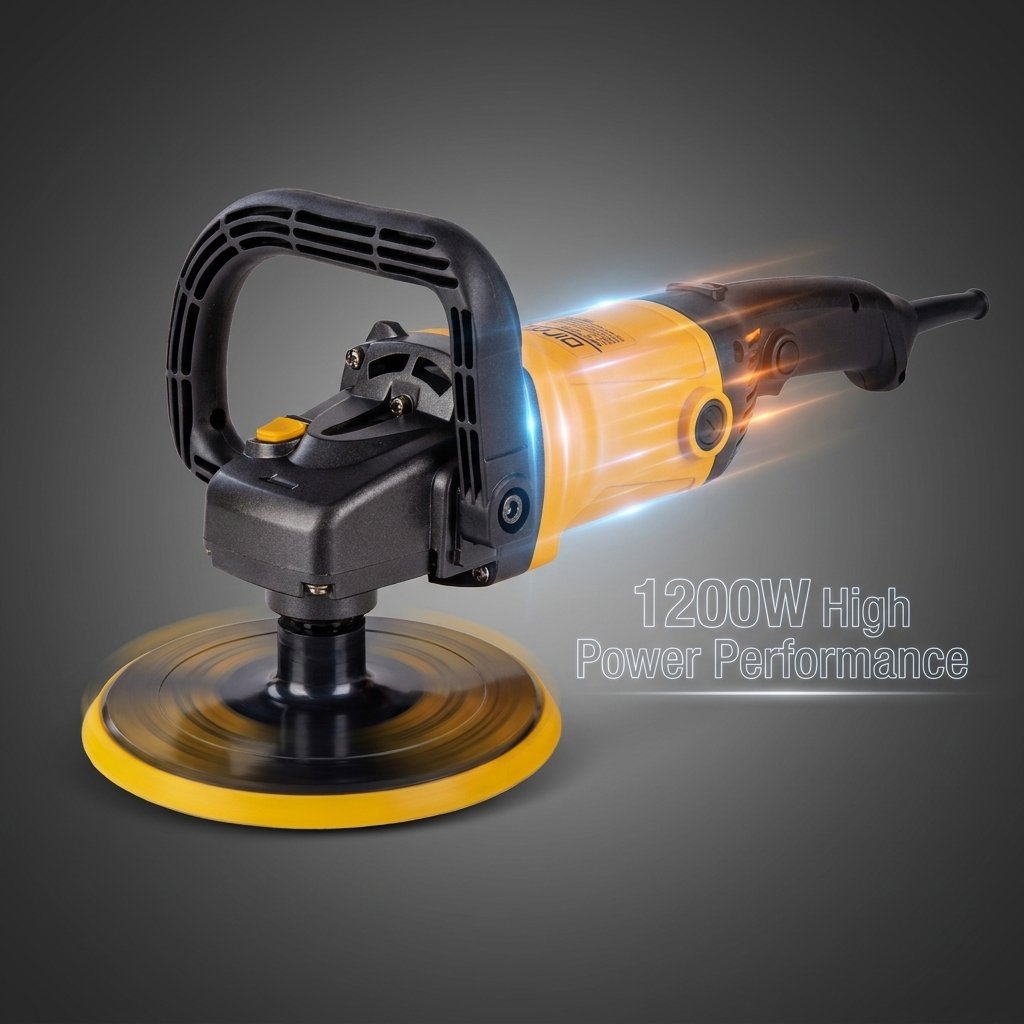 Angle Polisher Electric 1100W High Speed Car Polisher DINGQI BRAND - BAS Kuwait Bab Al Saif 